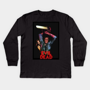Classic Horror Image - Evil Dead Kids Long Sleeve T-Shirt